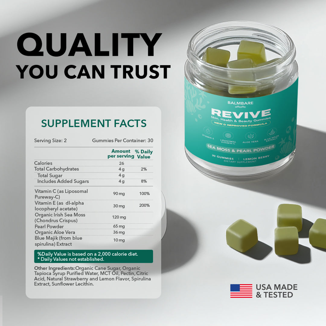 Pearl Powder & Sea Moss Gummies