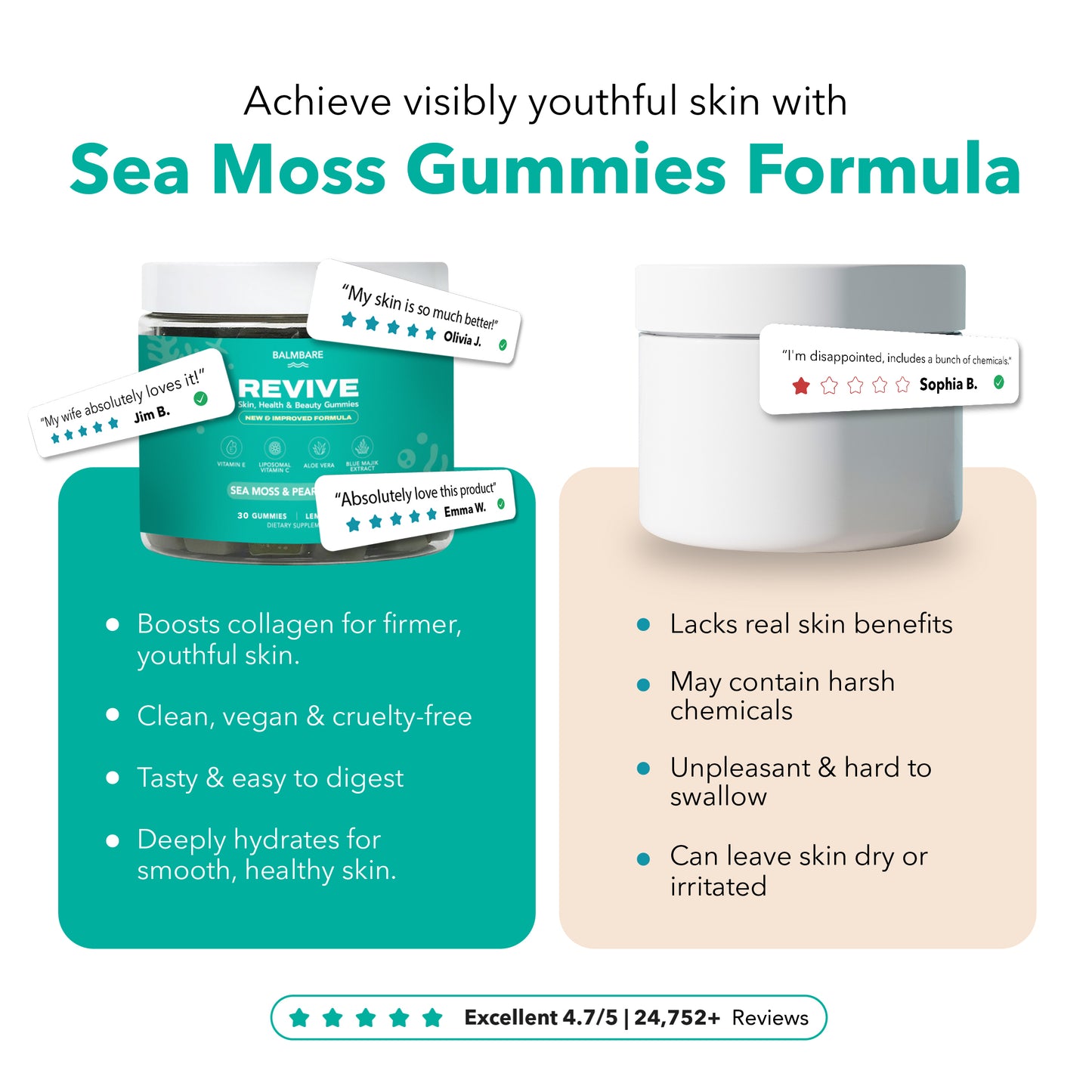 Pearl Powder & Sea Moss Gummies