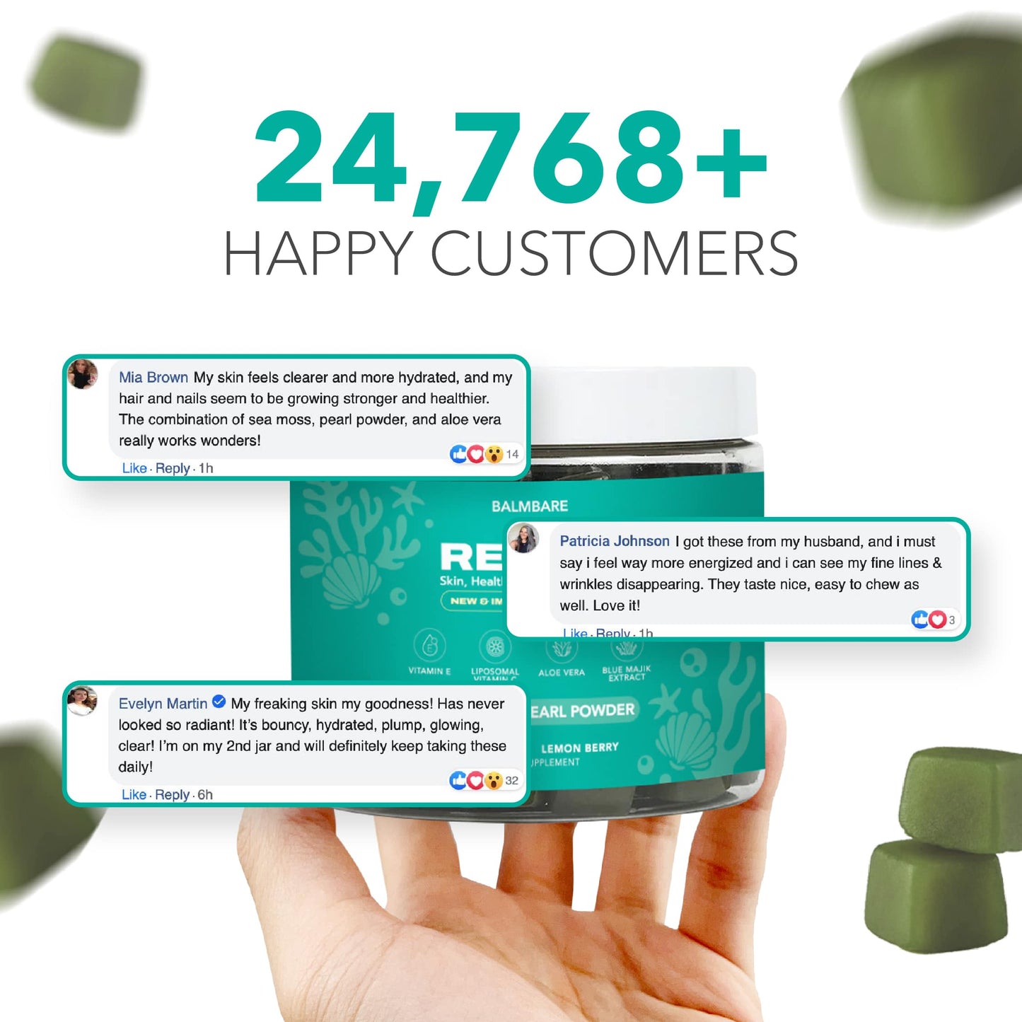 Pearl Powder & Sea Moss Gummies